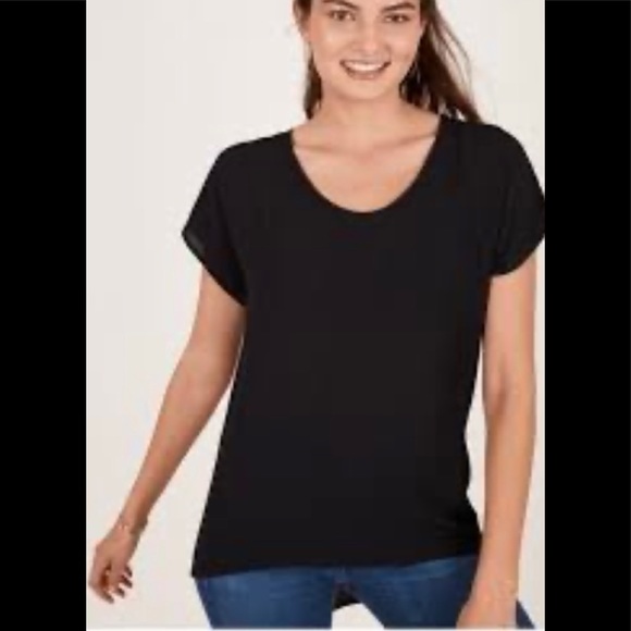 Stella & Dot “ Maette” Tessa Top Black